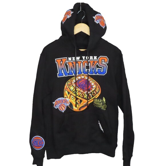 Pro Standard New York Knicks Small Black Hoodie Championship Embroidered Patch